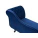 Beliani Chaise longue derecho Terciopelo NIMES Beliani Chaise longue derecho Terciopelo NIMES Azul Marino
