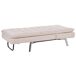 Beliani Chaise longue Terciopelo LOIRET Beliani Chaise longue Terciopelo LOIRET Beige
