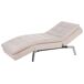 Beliani Chaise longue Terciopelo LOIRET Beliani Chaise longue Terciopelo LOIRET Beige