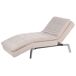 Beliani Chaise longue Terciopelo LOIRET Beliani Chaise longue Terciopelo LOIRET Beige