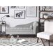 Beliani Chaise longue derecho Terciopelo PESSAC Beliani Chaise longue derecho Terciopelo PESSAC Gris Claro