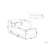 Beliani Chaise longue izquierdo Terciopelo LUIRO Beliani Chaise longue izquierdo Terciopelo LUIRO Negro