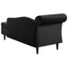 Beliani Chaise longue izquierdo Terciopelo LUIRO Beliani Chaise longue izquierdo Terciopelo LUIRO Negro