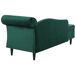 Beliani Chaise longue derecho Terciopelo LUIRO Beliani Chaise longue derecho Terciopelo LUIRO Negro