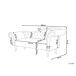Beliani Chaise longue derecho Piel sintética LATTES Beliani Chaise longue derecho Piel sintética LATTES Blanco