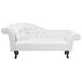 Beliani Chaise longue izquierdo Piel sintética LATTES Beliani Chaise longue izquierdo Piel sintética LATTES Blanco