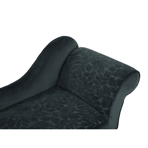Chaise longue à direita BIARRITZ Veludo Verde escuro