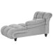 Beliani Chaise longue izquierdo Terciopelo LORMONT Beliani Chaise longue izquierdo Terciopelo LORMONT Gris Claro