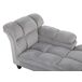 Beliani Chaise longue izquierdo Terciopelo LORMONT Beliani Chaise longue izquierdo Terciopelo LORMONT Gris Claro