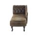 Beliani Chaise longue izquierdo Gamuza sintética NIMES Beliani Chaise longue izquierdo Gamuza sintética NIMES Marrón