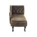 Beliani Chaise longue derecho Gamuza sintética NIMES Beliani Chaise longue derecho Gamuza sintética NIMES Marrón