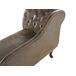 Beliani Chaise longue derecho Gamuza sintética NIMES Beliani Chaise longue derecho Gamuza sintética NIMES Marrón