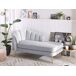 Beliani Chaise longue izquierdo Terciopelo ALLIER Beliani Chaise longue izquierdo Terciopelo ALLIER Gris Claro
