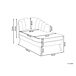 Beliani Chaise longue izquierdo Terciopelo ALLIER Beliani Chaise longue izquierdo Terciopelo ALLIER Gris Claro