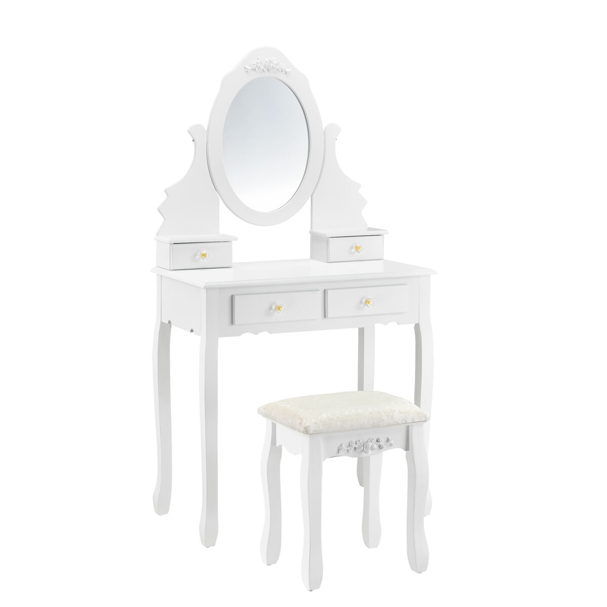 Juego de Tocador Limerick - Mesa de maquillaje con Espejo