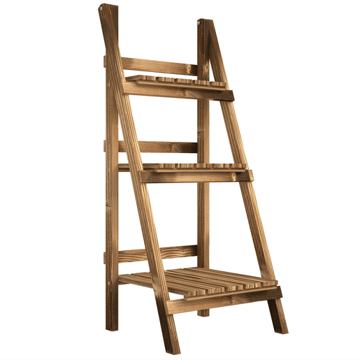 Outsunny Suporte para Plantas de 3 Níveis Prateleira para Plantas Dobrável Suporte para Vasos de Madeira para Interior e Exterior 40x37x93 cm Madeira Outsunny Suporte para Plantas de 3 Níveis Prateleira para Plantas Dobrável Suporte para Vasos de Madeira para Interior e Exterior 40x37x93 cm Madeira