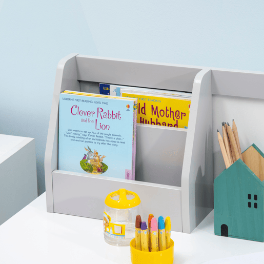 HOMCOM Conjunto de Mesa e Cadeira Infantil de Madeira com Quadro Branco Mesa de Estudo para Crianças acima de 5 Anos Móvel Escritório Infantil 90x45x85cm Cinza