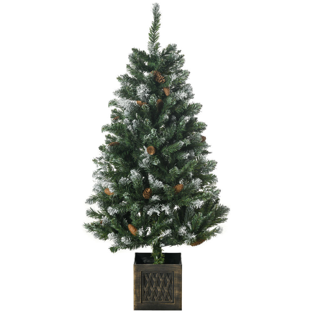 Árbol de Navidad PP, Plástico, Acero HOMCOM, hogar - decoración