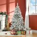 Árbol de Navidad Plástico, Acero HOMCOM, hogar - decoración Árbol de Navidad Plástico, Acero HOMCOM, hogar - decoración Verde