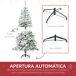 Árbol de Navidad Plástico, Acero HOMCOM, hogar - decoración Árbol de Navidad Plástico, Acero HOMCOM, hogar - decoración Verde