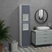 Armario de Baño MDF, Vidrio Templado kleankin Armario de Baño MDF, Vidrio Templado kleankin Gris