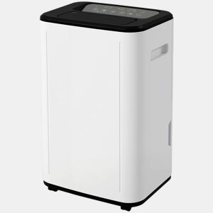 HOMCOM Desumidificador Elétrico Depósito de Água 6 Litros 20LDia com 4 Modos 2 Velocidades Ecrã LED Temporizador Silencioso para Dormitório Sala de Estar Cozinha 33,5x26x53 cm Branco