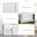 Armario de Baño kleankin Armario de Baño kleankin Blanco