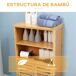 Armario de Baño Bambú kleankin, hogar - baño Armario de Baño Bambú kleankin, hogar - baño Marrón