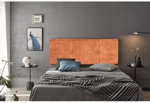 CABECEIRA DALIA TECIDO NINHO LARANJA 115 CABECEIRA DALIA TECIDO NINHO LARANJA 115