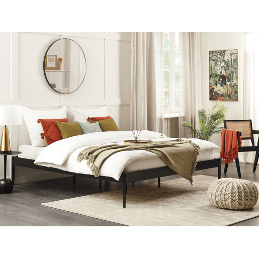 Cama Metal VAURS 180 x 200 cm Preto