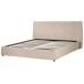 Beliani Cama con almacenaje Terciopelo LAVAUR 203x220 Beliani Cama con almacenaje Terciopelo LAVAUR 203x220 Blanco/ Beige