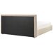 Beliani Cama con almacenaje Terciopelo LAVAUR 203x220 Beliani Cama con almacenaje Terciopelo LAVAUR 203x220 Blanco/ Beige