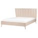 Beliani Cama Terciopelo MIRIBEL 187x218 Beliani Cama Terciopelo MIRIBEL 187x218 Beige