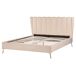 Beliani Cama Terciopelo MIRIBEL 187x218 Beliani Cama Terciopelo MIRIBEL 187x218 Beige