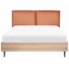 Beliani Cama Piel sintética LIMANTON 161x215 Beliani Cama Piel sintética LIMANTON 161x215 Dorado