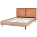 Beliani Cama Piel sintética LIMANTON 161x215 Beliani Cama Piel sintética LIMANTON 161x215 Dorado