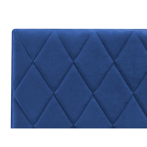 Cama baú Veludo ROCHEFORT 180 x 200 cm Azul marinho