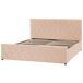 Beliani Cama con almacenaje Terciopelo ROCHEFORT 170x214 Beliani Cama con almacenaje Terciopelo ROCHEFORT 170x214 Beige