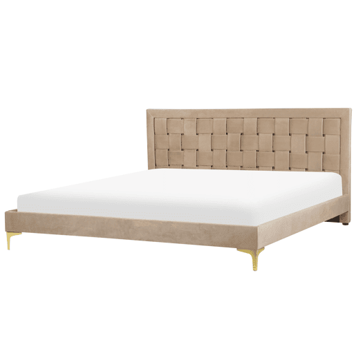Beliani Cama Veludo LIMOUX