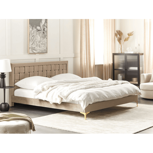 Beliani Cama Veludo LIMOUX