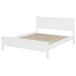 Beliani Cama Madera de pino OLIVET 189x208 Beliani Cama Madera de pino OLIVET 189x208 Blanco
