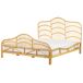 Beliani Cama Ratán DOMEYROT 187x207 Beliani Cama Ratán DOMEYROT 187x207 Marrón