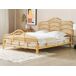 Beliani Cama Ratán DOMEYROT 187x207 Beliani Cama Ratán DOMEYROT 187x207 Marrón