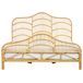 Beliani Cama Ratán DOMEYROT 187x207 Beliani Cama Ratán DOMEYROT 187x207 Marrón