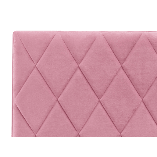 Cama baú Veludo ROCHEFORT 160 x 200 cm Rosa