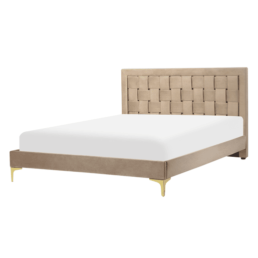 Beliani Cama Veludo LIMOUX
