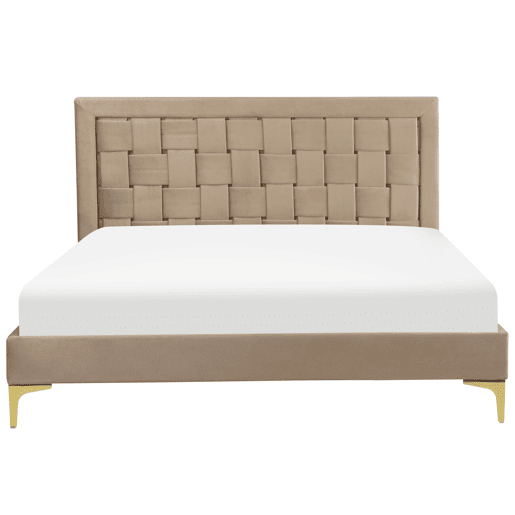 Beliani Cama Veludo LIMOUX