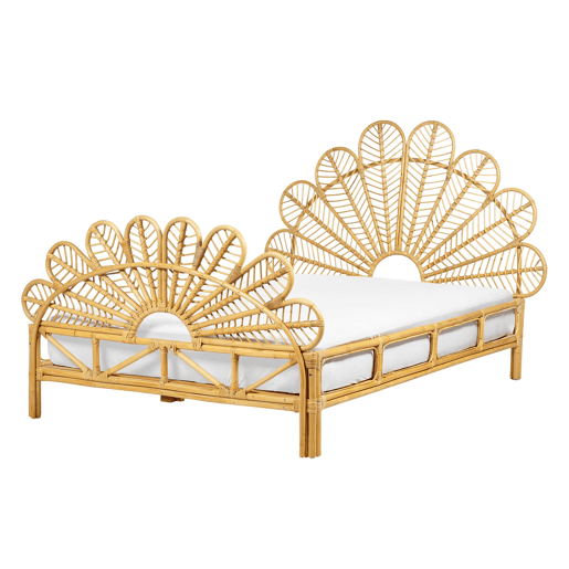Beliani Cama Rattanvime FLORENTINE Beliani Cama Rattanvime FLORENTINE