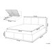 Beliani Cama con almacenaje Terciopelo BOUSSE 171x219 Beliani Cama con almacenaje Terciopelo BOUSSE 171x219 Beige