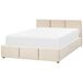 Beliani Cama con almacenaje Terciopelo BOUSSE 171x219 Beliani Cama con almacenaje Terciopelo BOUSSE 171x219 Beige